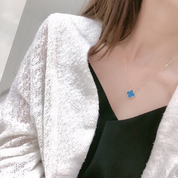 18K Vintage Alhambra Agent Pendant Necklace - 图片 5