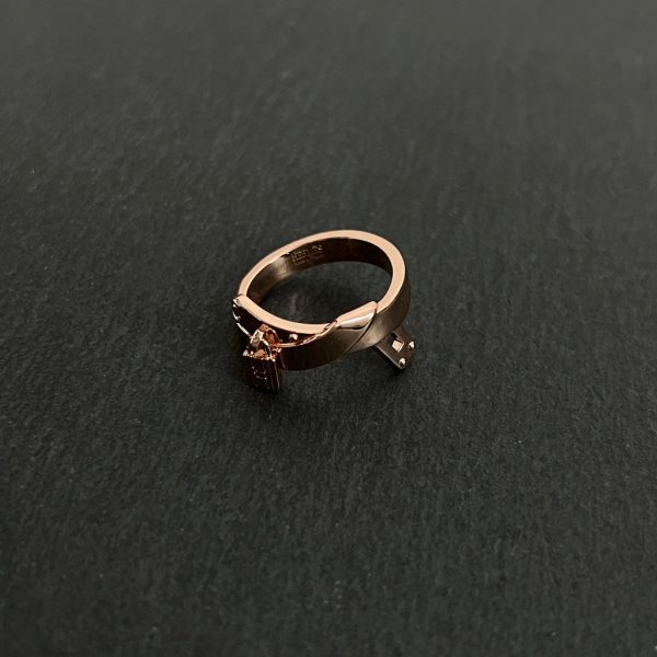 18K Kelly Gavroche H Ring - 图片 8