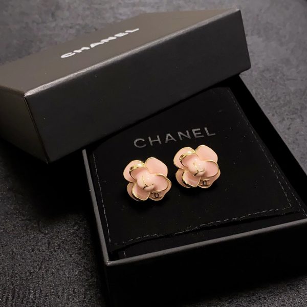 18K CC Camellia Earrings - 图片 8