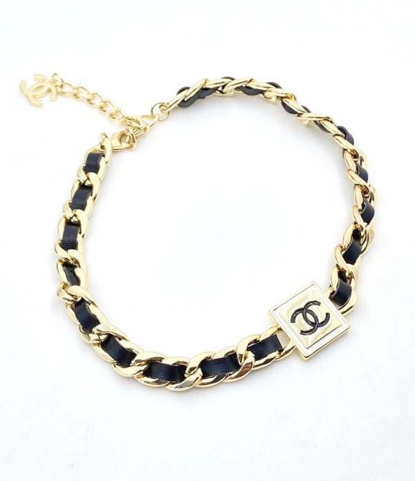 18K CC Leather Necklace - 图片 6
