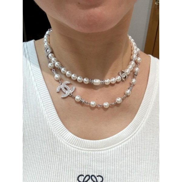 18K CC Pearl Necklace - 图片 5