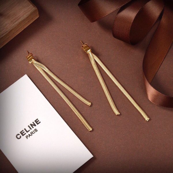 18K Triomphe Tassel Earrings - 图片 8