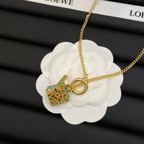 18K Anagram Pendant Necklace - Image 16
