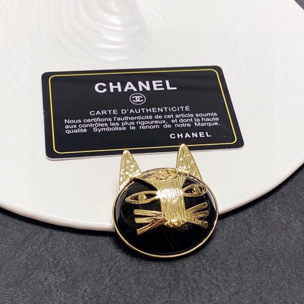 18K CC Cat Brooch - 图片 8