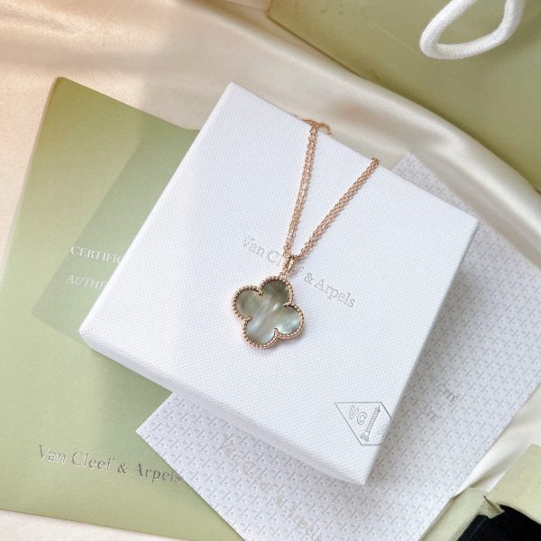 18K Magic Alhambra One Motif Pearl Necklace - 图片 7