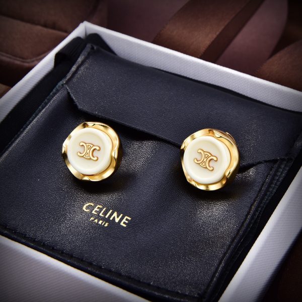 18k Triomphe Pearl Earrings - Image 4