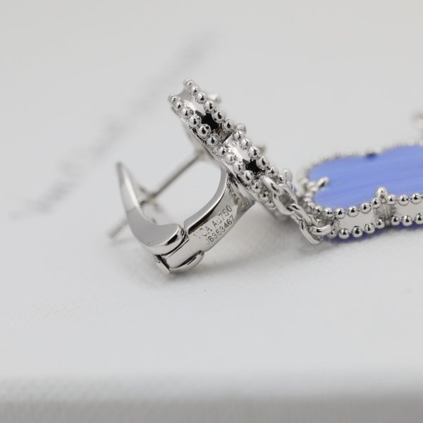 18K Magic Alhambra Three Motifs Earrings - 图片 8