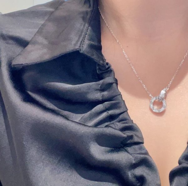 18K Love Diamonds Necklace - 图片 2