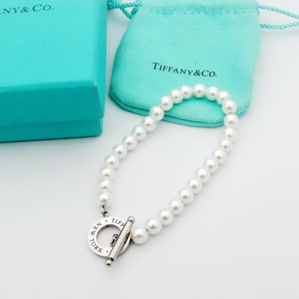 18K T Tag Beads Bracelet - 图片 3