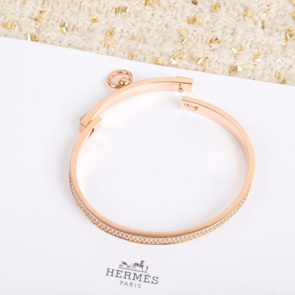 18K Collier De Chien Diamond H Bracelet - 图片 15