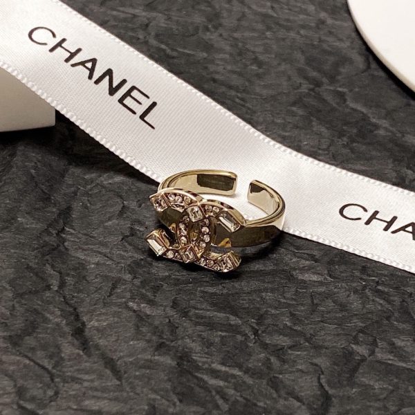 18K CC Crystals Ring - 图片 2