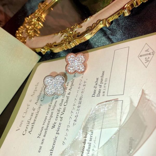 18K Magic Alhambra Diamond Ring - 图片 4