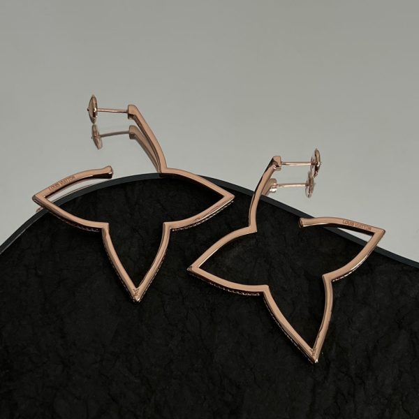 18k Louis Debuts Blossom Earrings - 图片 4