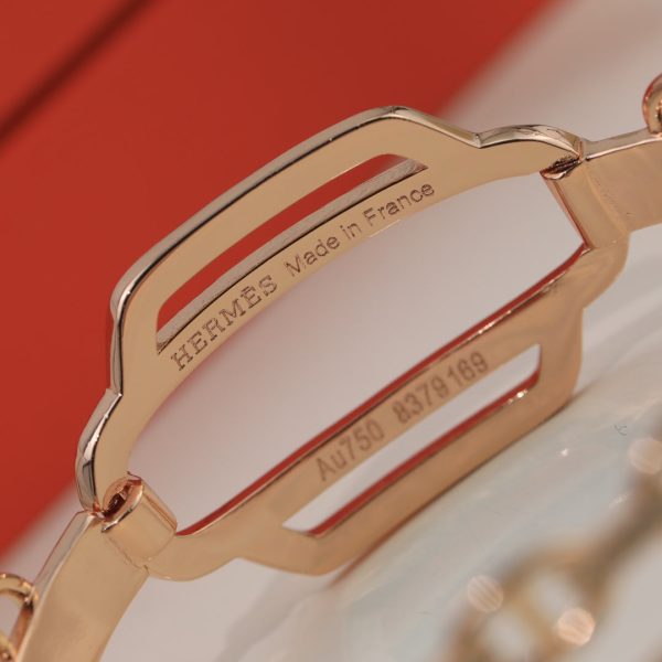 18K Kelly Double Tour Diamond H Bracelet - 图片 16