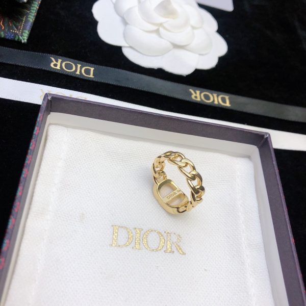 18K Petit CD Chain Link Ring - 图片 3
