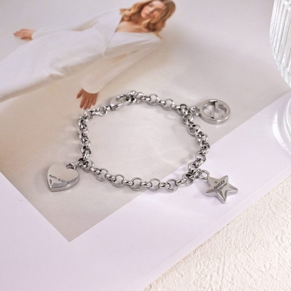 18K Double G GG Star Bracelet - 图片 8
