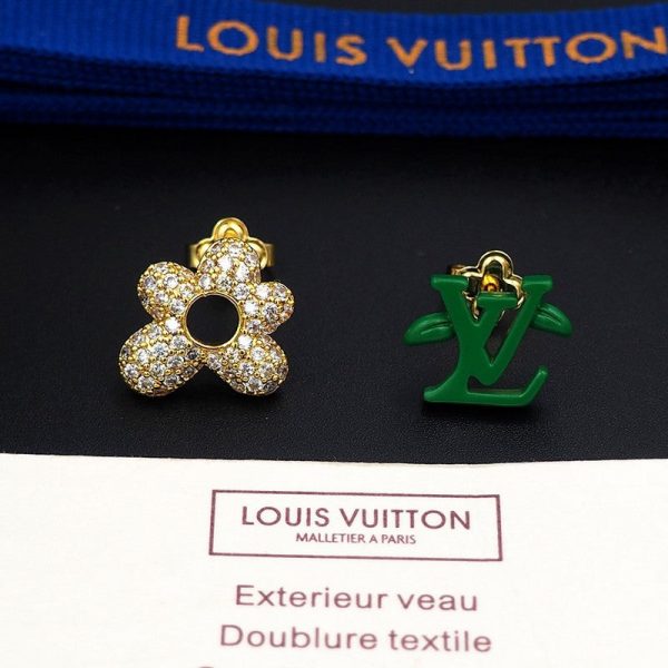 18K Louis Blossom Green Diamond Earrings - 图片 3