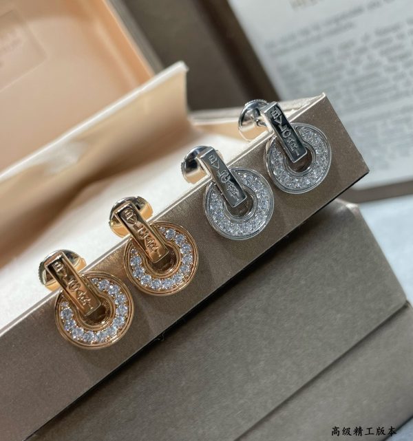 18K BV White Gold Earrings - Image 7