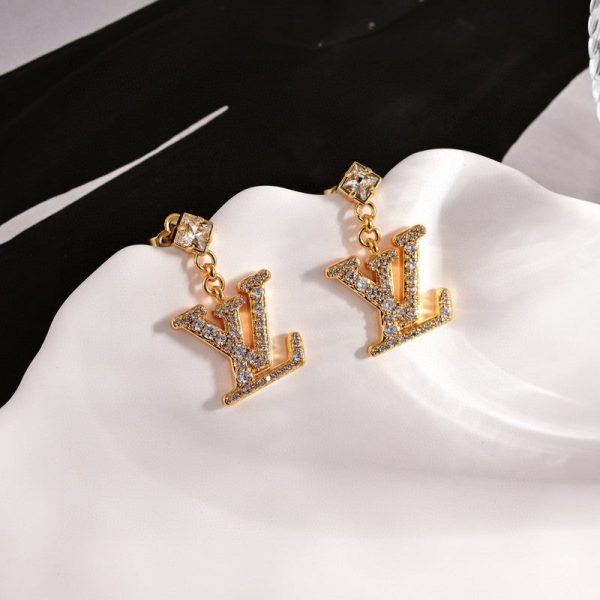 18K Louis Lady Earrings - 图片 4