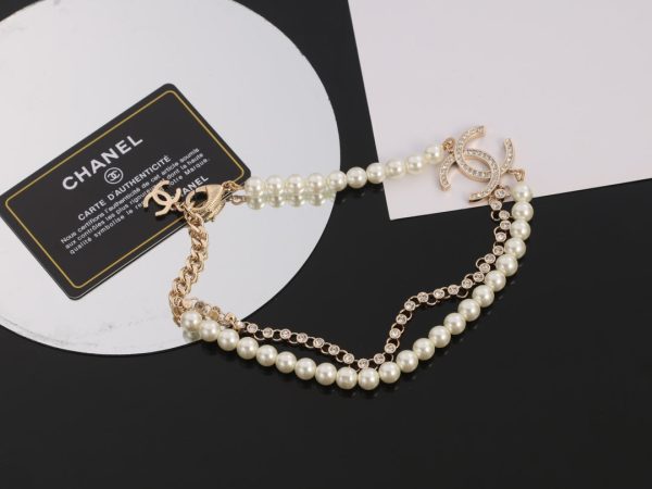 18K CC Pearls Necklace - 图片 8