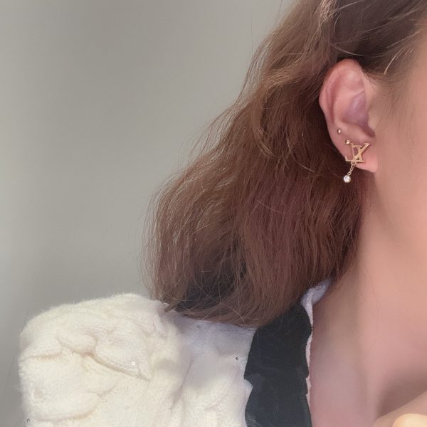 18K Louis Diamond Earrings - 图片 4