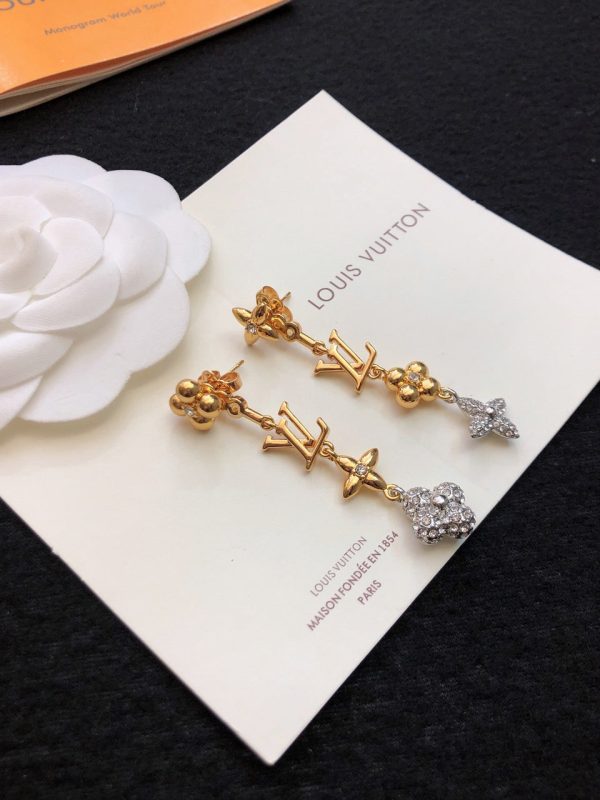 18K Louis Monogram Earrings - 图片 8