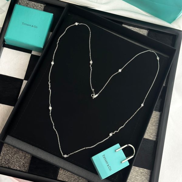 18K T Elsa Peretti Diamonds By The Yard Necklace - 图片 10