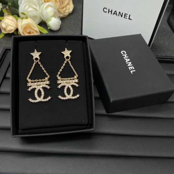 18K CC Star Earrings - 图片 3