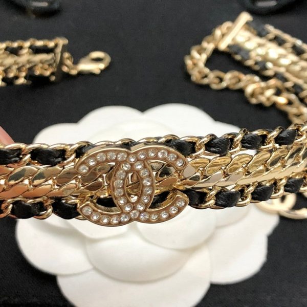 18K CC Strass Necklace - 图片 8