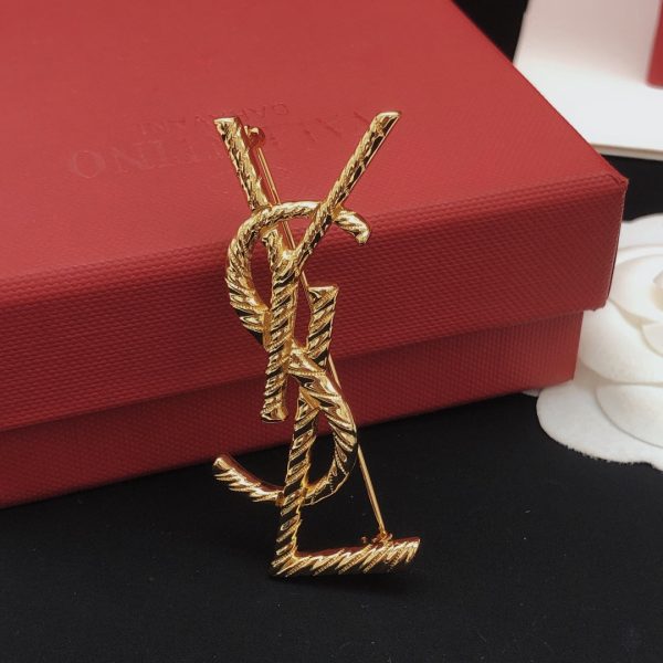 18K Saint Gold Brooch - 图片 8