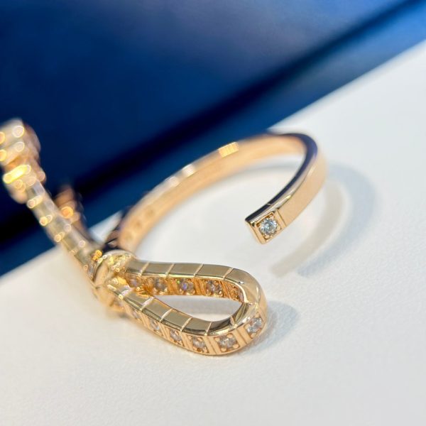 18K CC Ruban Diamonds Ring - 图片 8