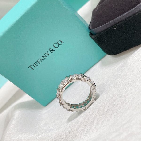 18K T Schlumberger Eighteen Stone Ring - 图片 8