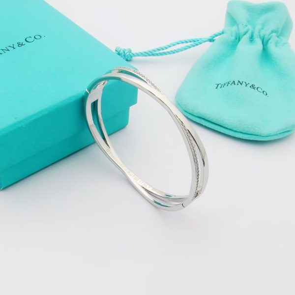18K T Atlas x Narrow Hinged Bangle Bracelet - 图片 6