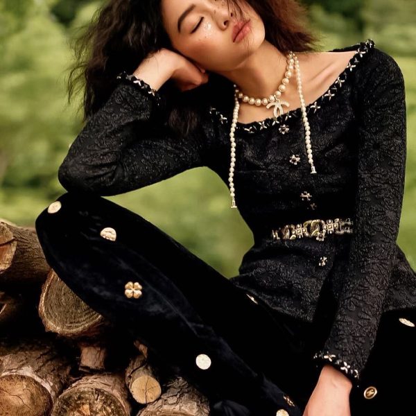 18K CC Pearls Long Necklace - 图片 8