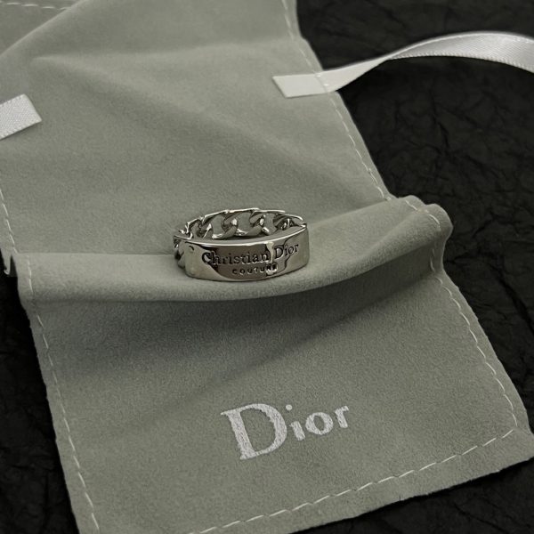 18K CD Couture Chain Link Ring - 图片 6