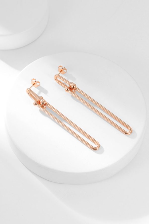 18K T HardWear Link Earrings - 图片 8