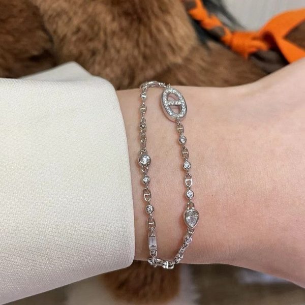 18K Her Farandole Diamond Bracelet - 图片 8