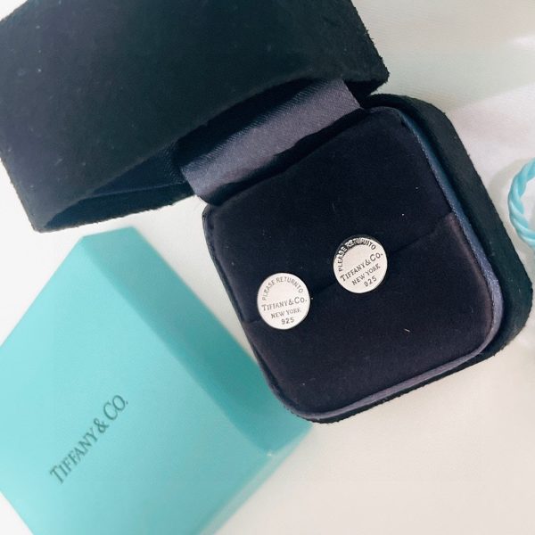 18K Return to Tiffany Circle Stud Earrings - 图片 8