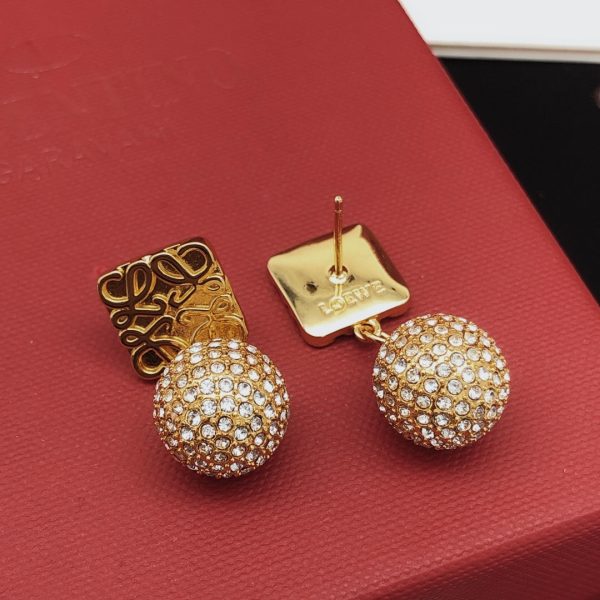 18K Anagram Diamonds Earrings - Image 8