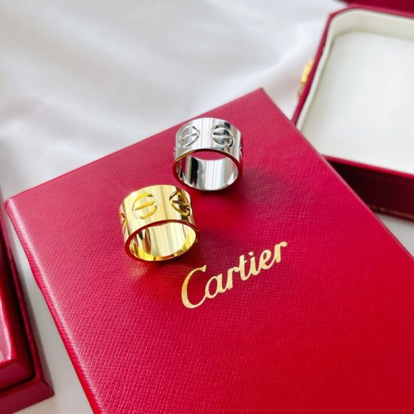 18K Love 11mm Ring - 图片 11