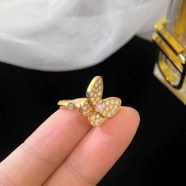 18K Two Butterfly Ring - 图片 2