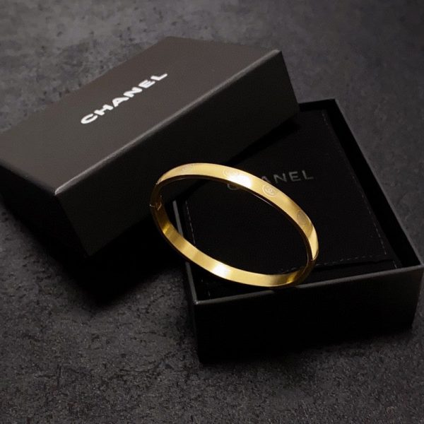 18K CC Yellow Gold Bracelet - 图片 8
