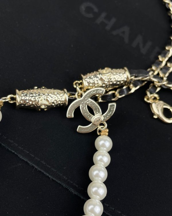 18K CC Crystals Choker Necklace - Image 5