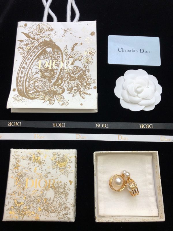 18K CD D-Backstage Earrings - 图片 7