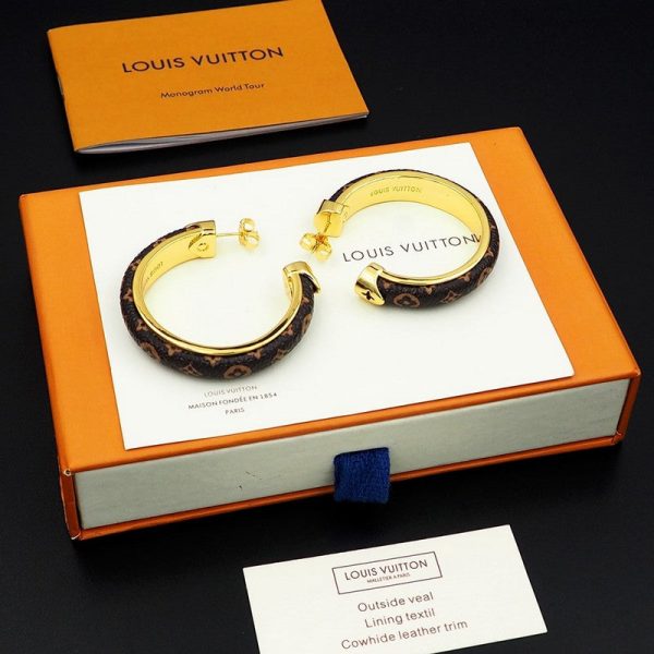 18K Louis Signature Earrings - 图片 10