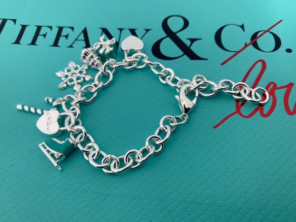 18K T Christmas Tag Bracelet - 图片 9