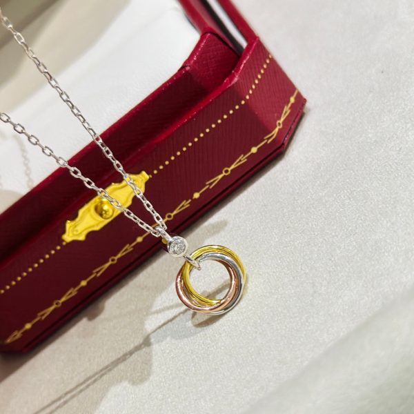 18K Trinity Necklace - 图片 11
