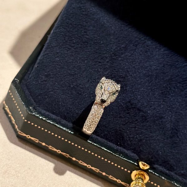 18K Panthère De Diamond Ring - 图片 9