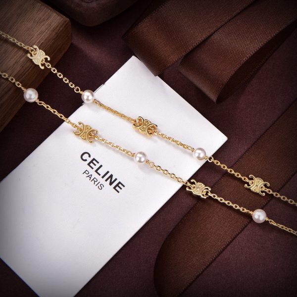 18K Triomphe Pearl Double Necklace - 图片 10