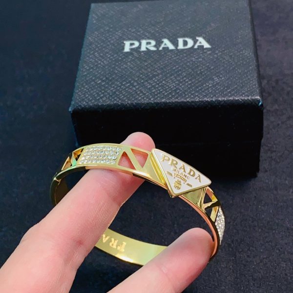 18K Pra Triangle Diamond Bracelet - 图片 8